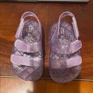 GAP Kids Sparkly Lavender Sandals